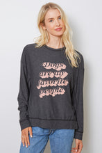 Load image into Gallery viewer, DAWN - DOGS ARE MY FAVORITE PEOPLE - BLACK SAND - SP24
