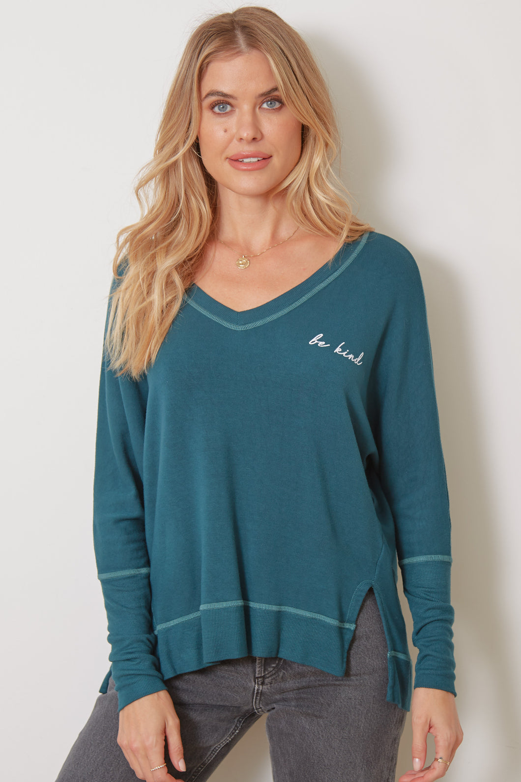CARRIE - BE KIND - DEEP TEAL - HOL24