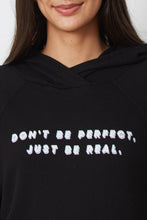 Load image into Gallery viewer, ELVY HOODIE - DON&#39;T BE PERFECT. JUST BE REAL.
