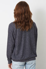 Load image into Gallery viewer, VITA - HEATHER NAVY - PLATED JERSEY
