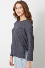 Load image into Gallery viewer, SHAUNA - HEATHER NAVY - PLATED JERSEY

