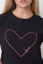 Load image into Gallery viewer, CINDY - LOVE IN HEART - BLACK
