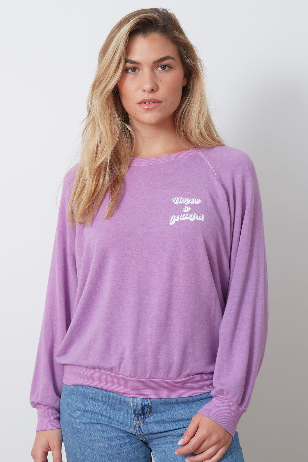 EMERSON - HAPPY AND GRATEFUL - LILAC FLOWER