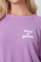 Load image into Gallery viewer, EMERSON - HAPPY AND GRATEFUL - LILAC FLOWER
