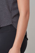 Load image into Gallery viewer, LILI - ACTIVE good hYOUman back print - CHARCOAL BLACK
