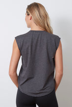 Load image into Gallery viewer, LILI - ACTIVE good hYOUman back print - CHARCOAL BLACK
