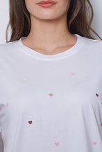 Load image into Gallery viewer, BRICE - HEARTS ALL OVER - WHITE - FA23
